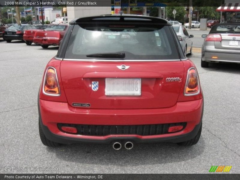 Chili Red / Grey/Black 2008 Mini Cooper S Hardtop