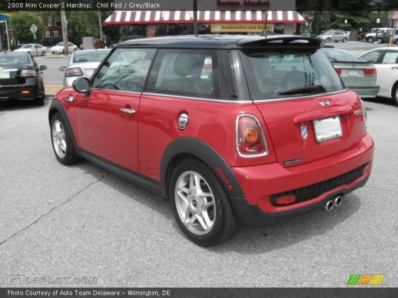 Chili Red / Grey/Black 2008 Mini Cooper S Hardtop