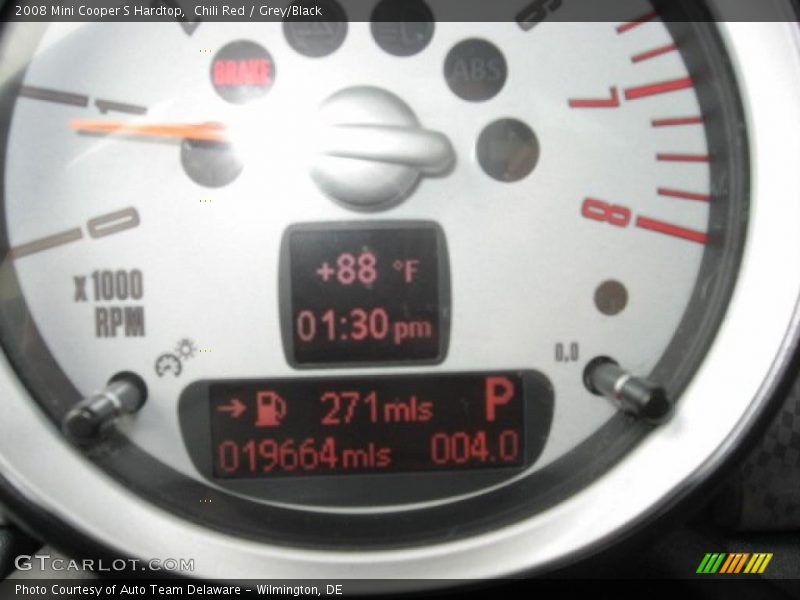 Chili Red / Grey/Black 2008 Mini Cooper S Hardtop