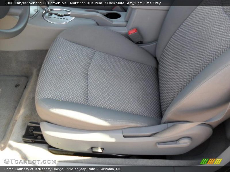 Marathon Blue Pearl / Dark Slate Gray/Light Slate Gray 2008 Chrysler Sebring LX Convertible