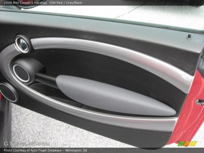 Chili Red / Grey/Black 2008 Mini Cooper S Hardtop