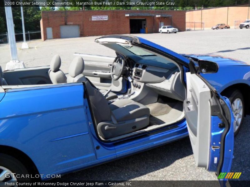 Marathon Blue Pearl / Dark Slate Gray/Light Slate Gray 2008 Chrysler Sebring LX Convertible