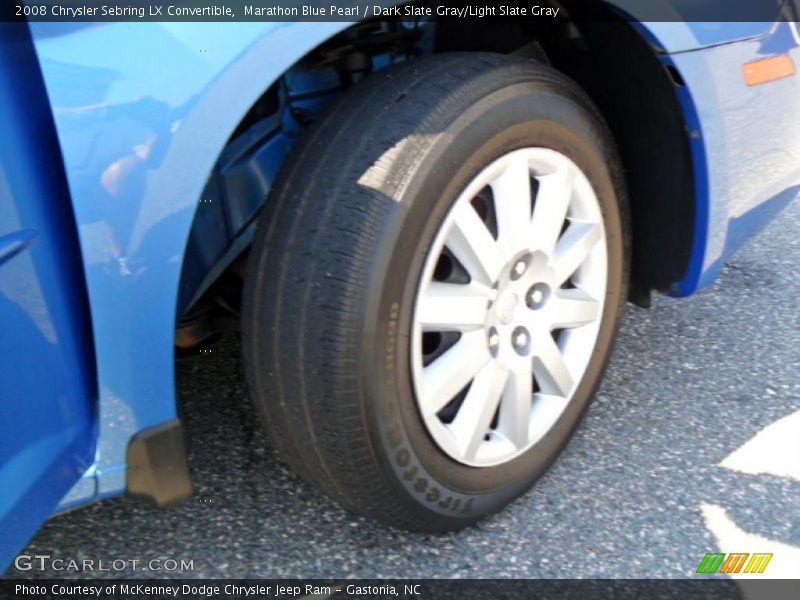 Marathon Blue Pearl / Dark Slate Gray/Light Slate Gray 2008 Chrysler Sebring LX Convertible