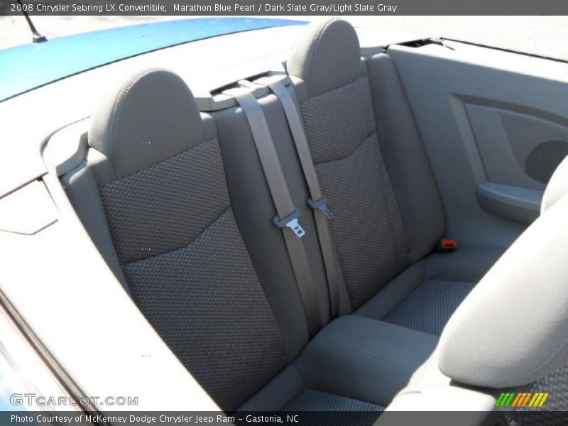 Marathon Blue Pearl / Dark Slate Gray/Light Slate Gray 2008 Chrysler Sebring LX Convertible