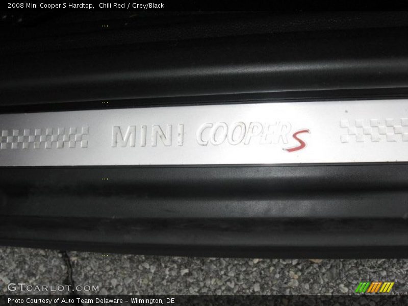 Chili Red / Grey/Black 2008 Mini Cooper S Hardtop