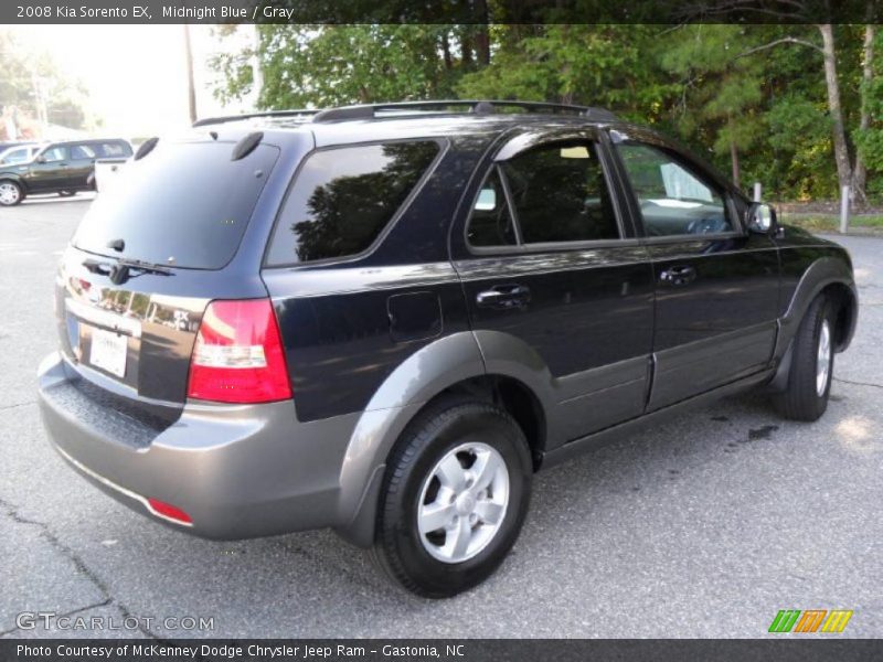 Midnight Blue / Gray 2008 Kia Sorento EX