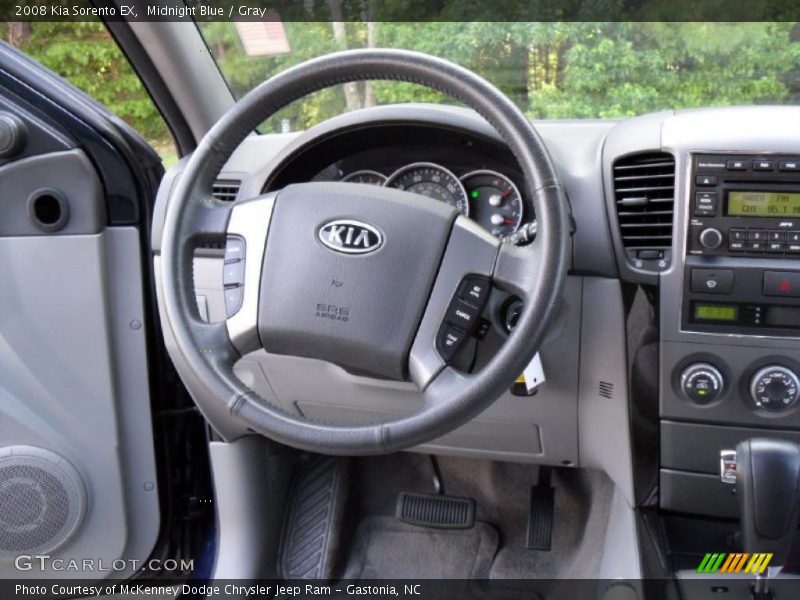 Midnight Blue / Gray 2008 Kia Sorento EX