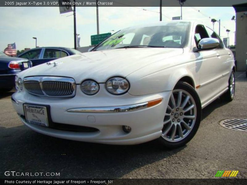 White Onyx / Warm Charcoal 2005 Jaguar X-Type 3.0 VDP