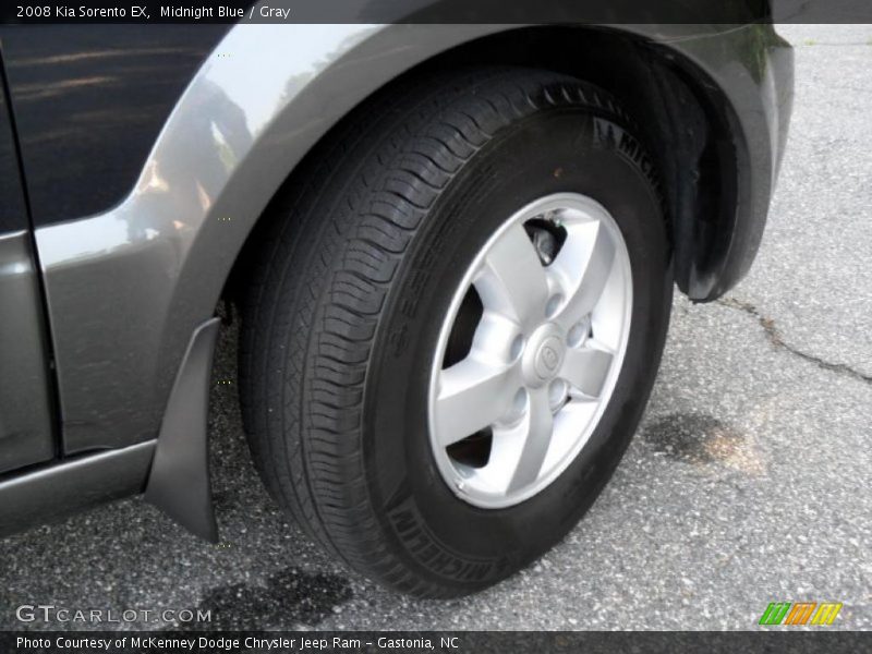 Midnight Blue / Gray 2008 Kia Sorento EX