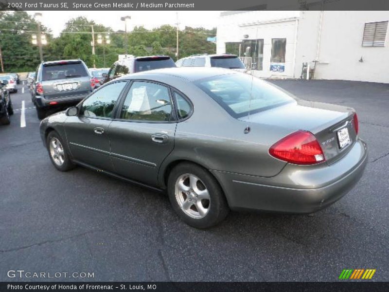 Spruce Green Metallic / Medium Parchment 2002 Ford Taurus SE