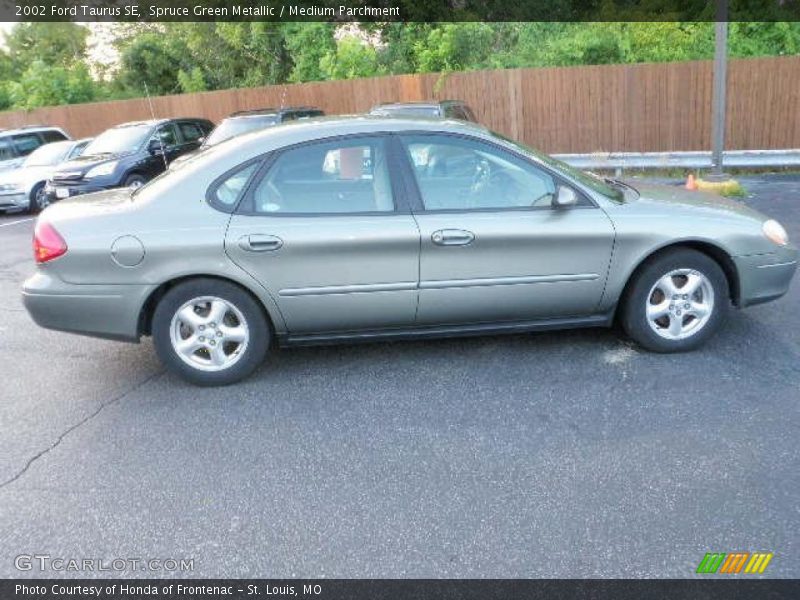 Spruce Green Metallic / Medium Parchment 2002 Ford Taurus SE