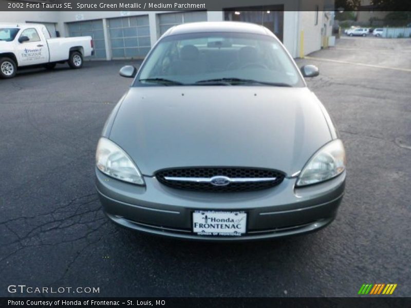 Spruce Green Metallic / Medium Parchment 2002 Ford Taurus SE