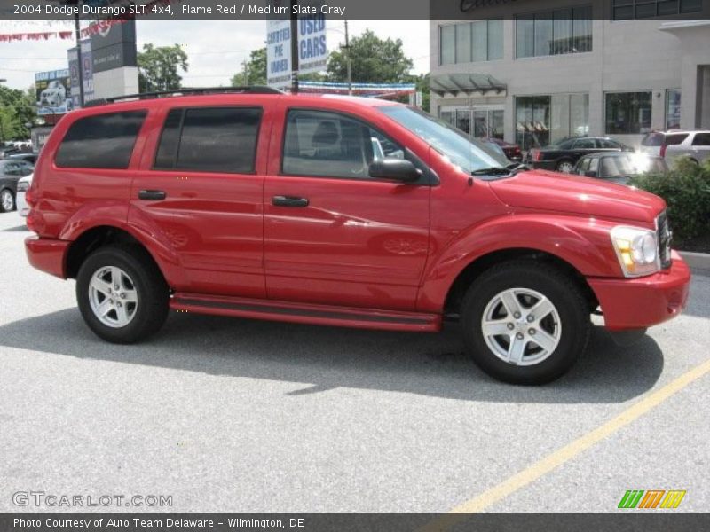 Flame Red / Medium Slate Gray 2004 Dodge Durango SLT 4x4
