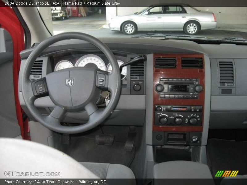 Flame Red / Medium Slate Gray 2004 Dodge Durango SLT 4x4