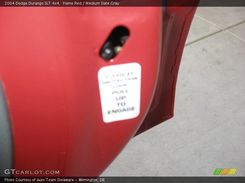 Flame Red / Medium Slate Gray 2004 Dodge Durango SLT 4x4