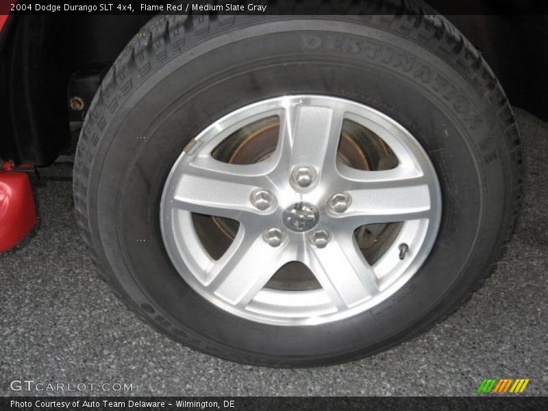 Flame Red / Medium Slate Gray 2004 Dodge Durango SLT 4x4