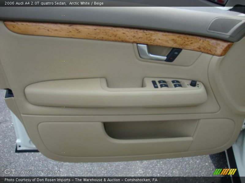 Arctic White / Beige 2006 Audi A4 2.0T quattro Sedan