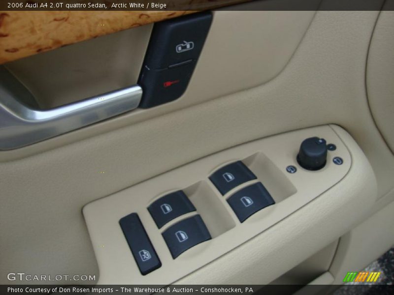 Arctic White / Beige 2006 Audi A4 2.0T quattro Sedan