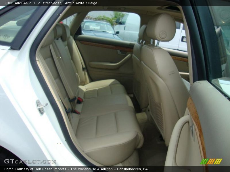 Arctic White / Beige 2006 Audi A4 2.0T quattro Sedan