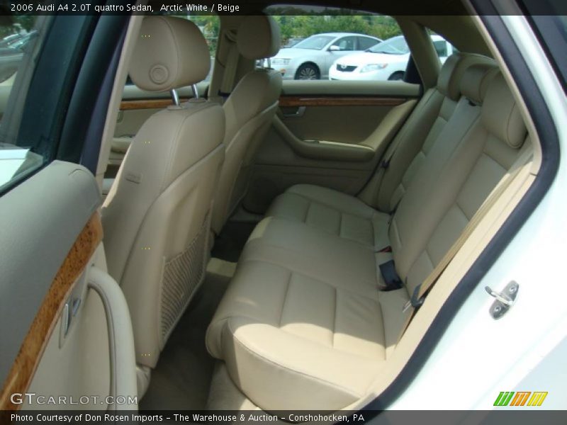 Arctic White / Beige 2006 Audi A4 2.0T quattro Sedan