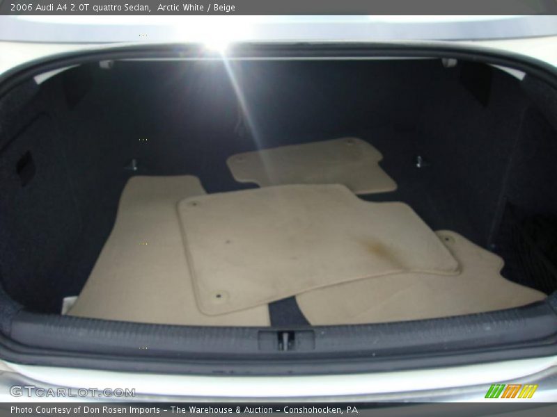 Arctic White / Beige 2006 Audi A4 2.0T quattro Sedan