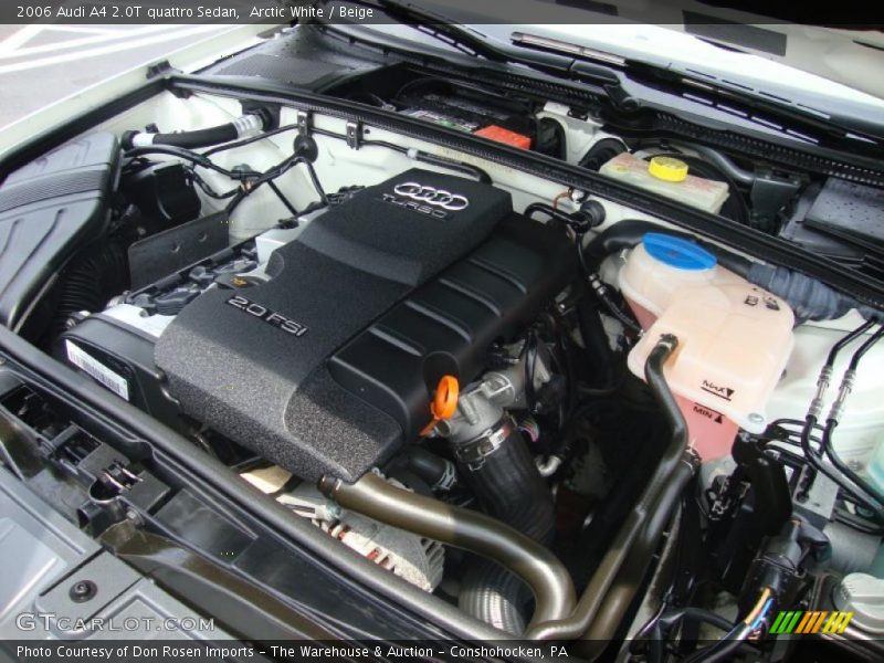 Arctic White / Beige 2006 Audi A4 2.0T quattro Sedan