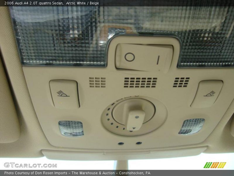 Arctic White / Beige 2006 Audi A4 2.0T quattro Sedan