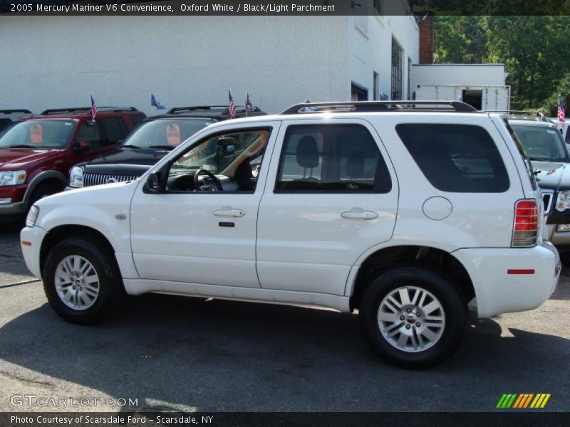 Oxford White / Black/Light Parchment 2005 Mercury Mariner V6 Convenience