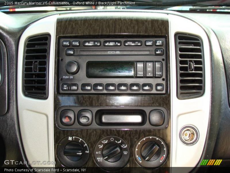 Oxford White / Black/Light Parchment 2005 Mercury Mariner V6 Convenience