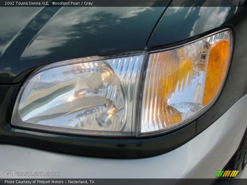Woodland Pearl / Gray 2002 Toyota Sienna XLE