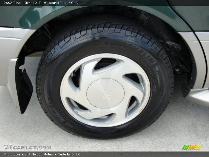 Woodland Pearl / Gray 2002 Toyota Sienna XLE