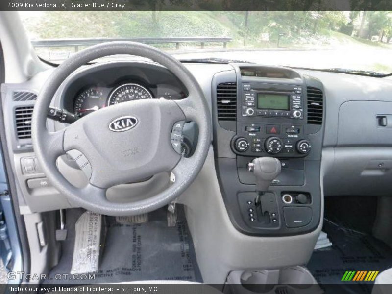 Glacier Blue / Gray 2009 Kia Sedona LX