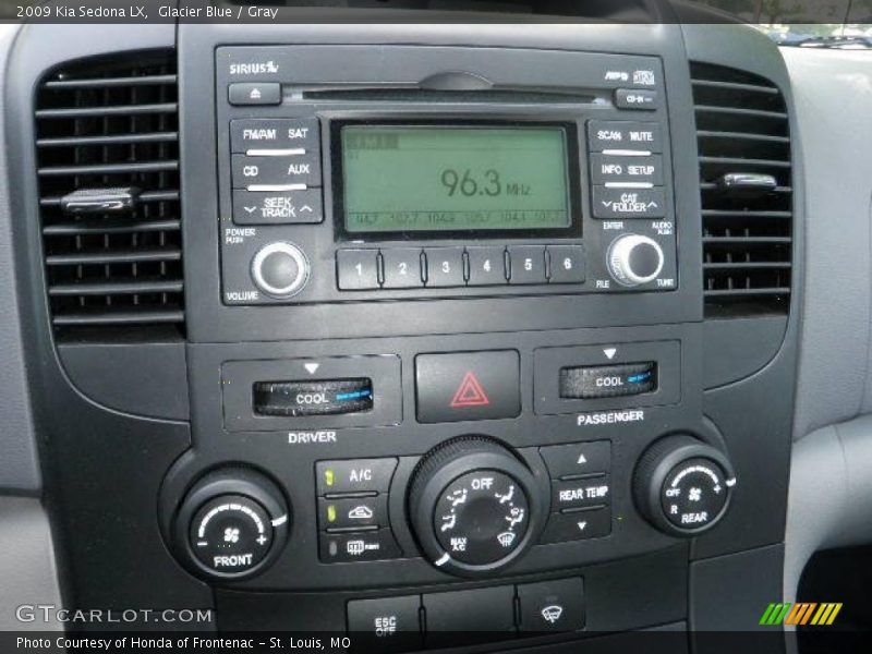 Glacier Blue / Gray 2009 Kia Sedona LX