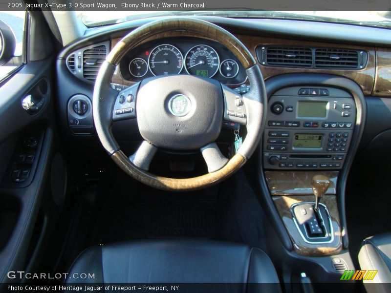 Ebony Black / Warm Charcoal 2005 Jaguar X-Type 3.0 Sport Wagon