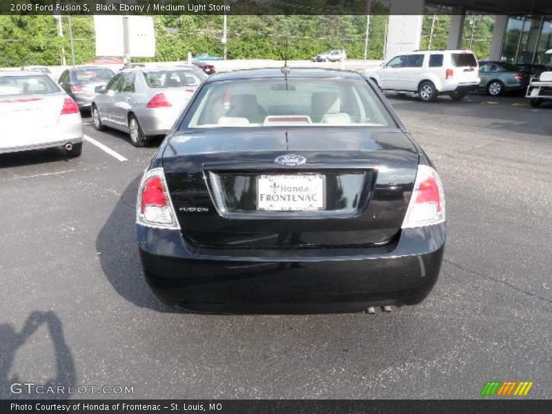 Black Ebony / Medium Light Stone 2008 Ford Fusion S