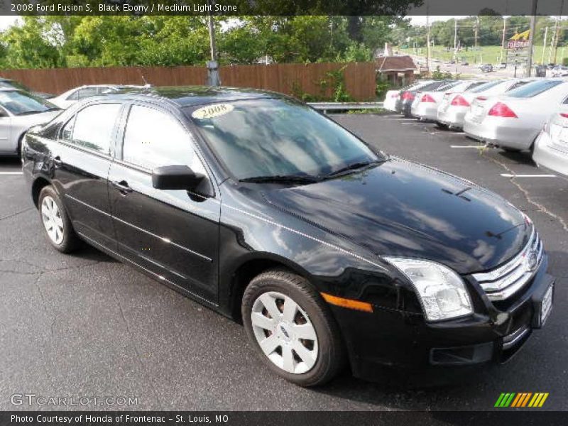 Black Ebony / Medium Light Stone 2008 Ford Fusion S