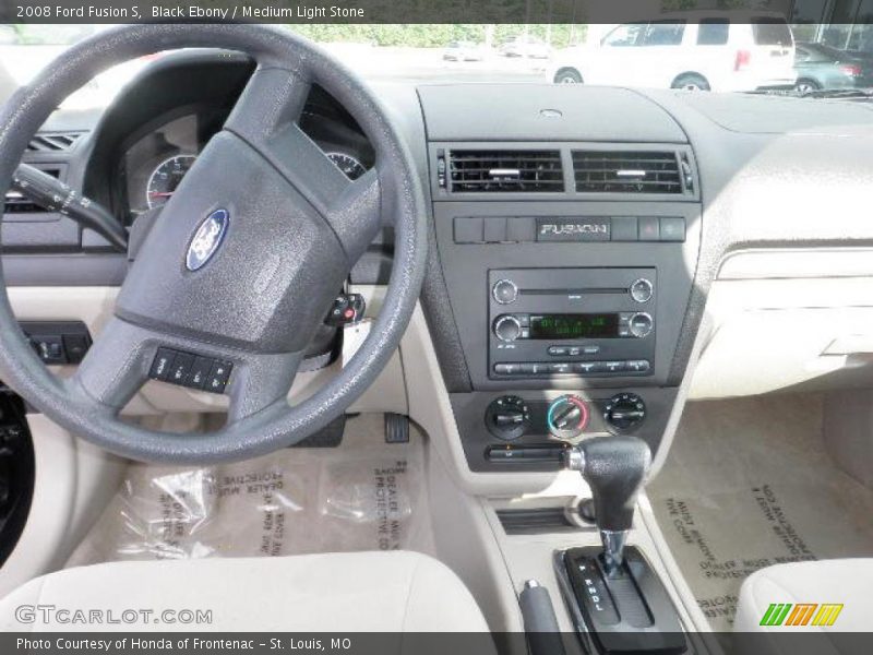 Black Ebony / Medium Light Stone 2008 Ford Fusion S