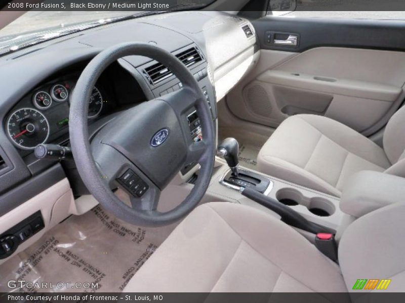 Black Ebony / Medium Light Stone 2008 Ford Fusion S