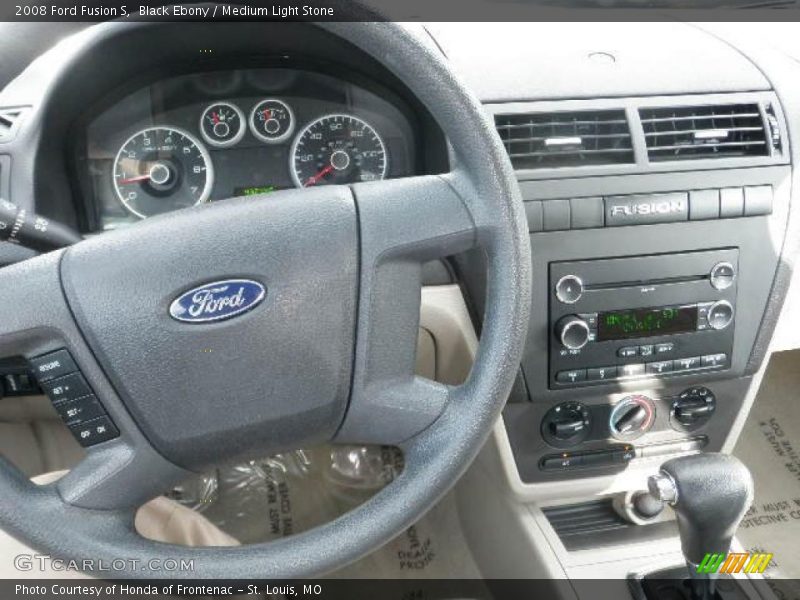 Black Ebony / Medium Light Stone 2008 Ford Fusion S