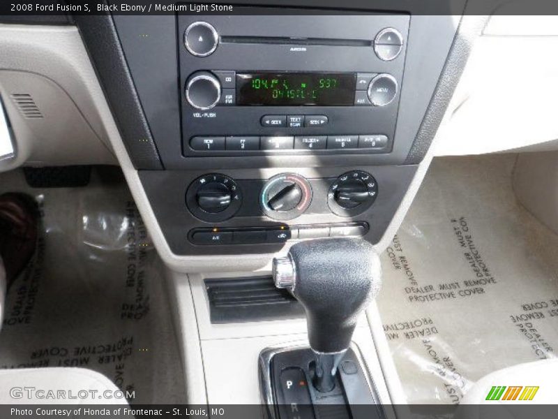 Black Ebony / Medium Light Stone 2008 Ford Fusion S