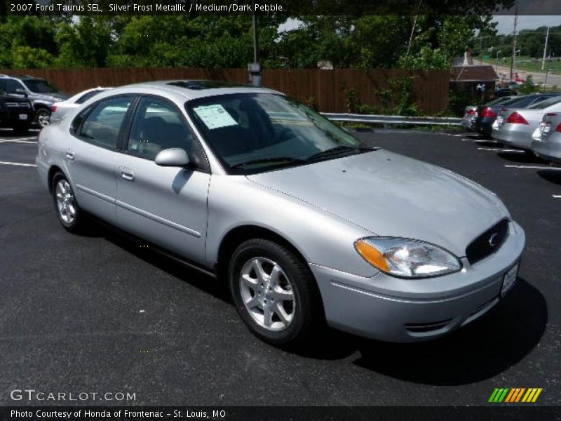 Silver Frost Metallic / Medium/Dark Pebble 2007 Ford Taurus SEL