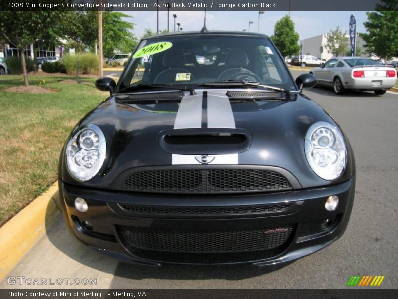 Astro Black Metallic / Lounge Carbon Black 2008 Mini Cooper S Convertible Sidewalk Edition