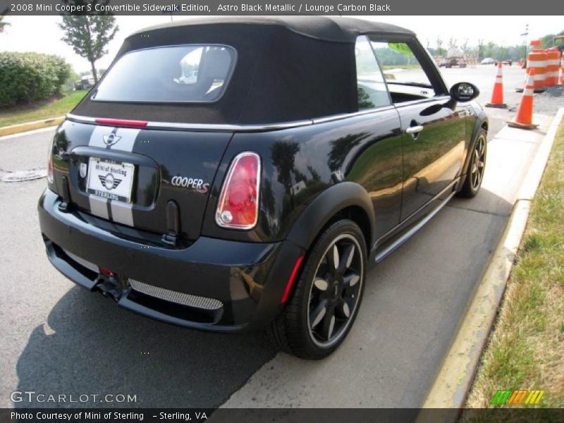 Astro Black Metallic / Lounge Carbon Black 2008 Mini Cooper S Convertible Sidewalk Edition