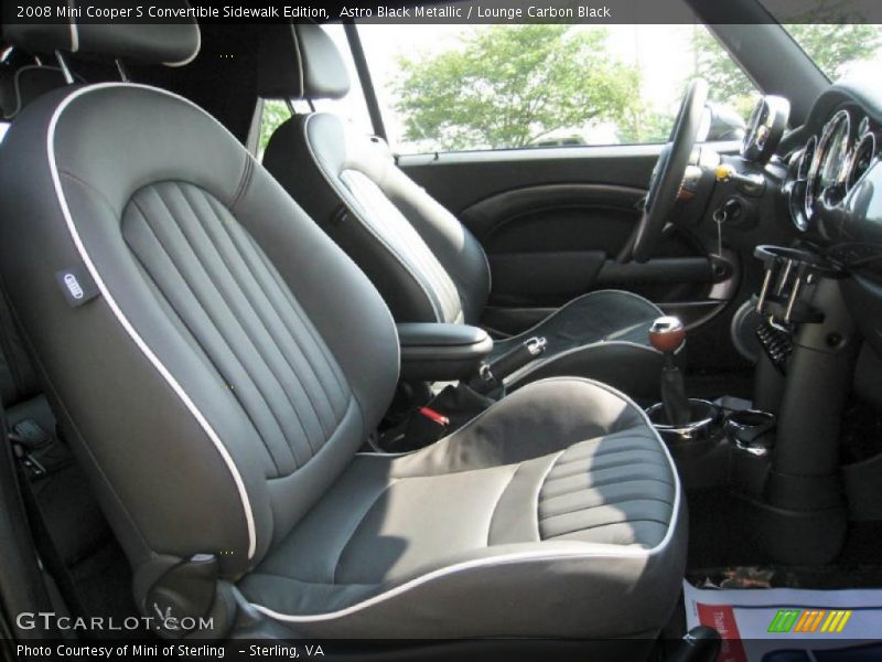 Astro Black Metallic / Lounge Carbon Black 2008 Mini Cooper S Convertible Sidewalk Edition