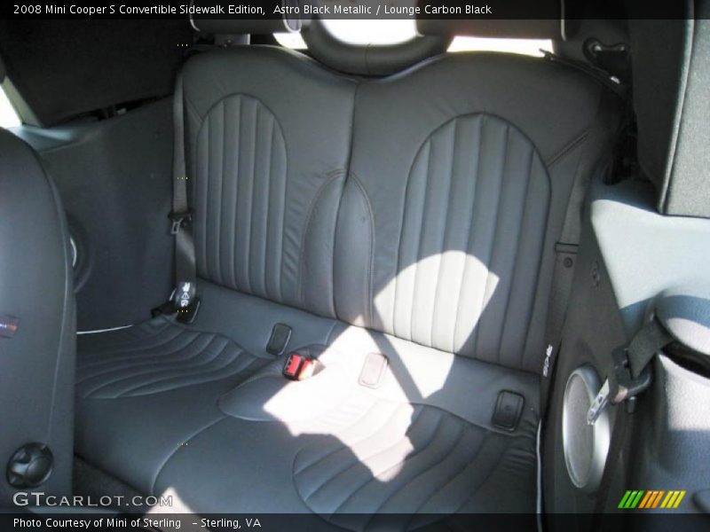 Astro Black Metallic / Lounge Carbon Black 2008 Mini Cooper S Convertible Sidewalk Edition