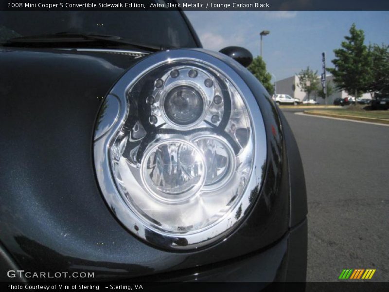 Astro Black Metallic / Lounge Carbon Black 2008 Mini Cooper S Convertible Sidewalk Edition