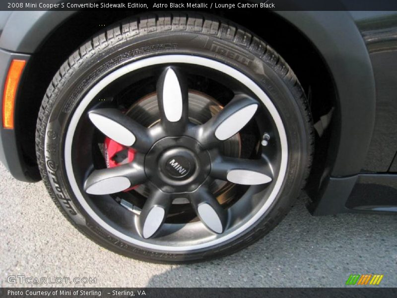 Astro Black Metallic / Lounge Carbon Black 2008 Mini Cooper S Convertible Sidewalk Edition