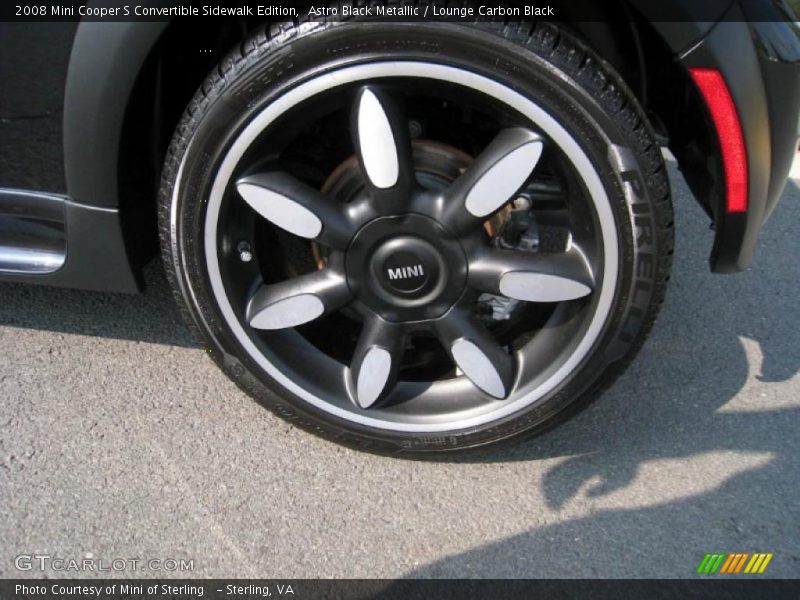 Astro Black Metallic / Lounge Carbon Black 2008 Mini Cooper S Convertible Sidewalk Edition