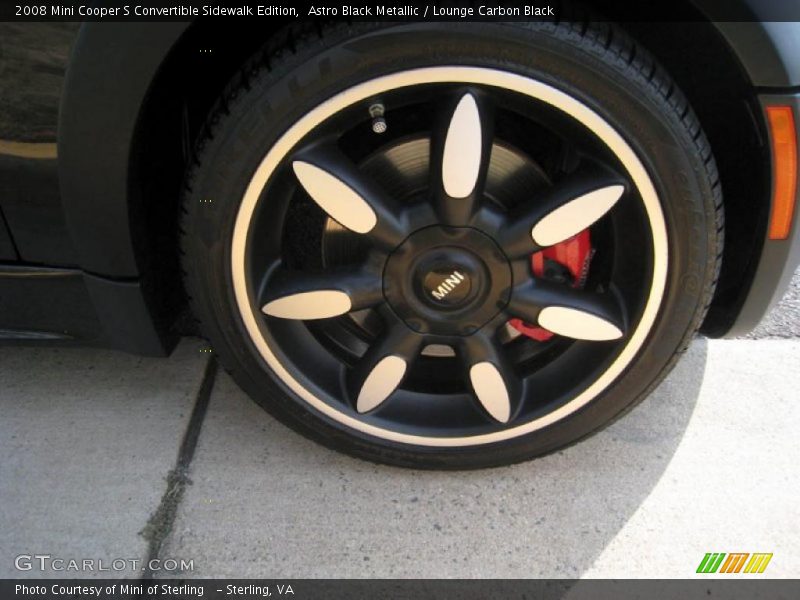 Astro Black Metallic / Lounge Carbon Black 2008 Mini Cooper S Convertible Sidewalk Edition