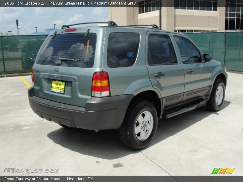 Titanium Green Metallic / Medium/Dark Flint Grey 2005 Ford Escape XLS